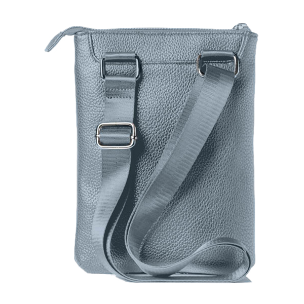 City bag piccola Gate Trended - 20 x 26 x 2 cm - ecopelle - azzurro - InTempo