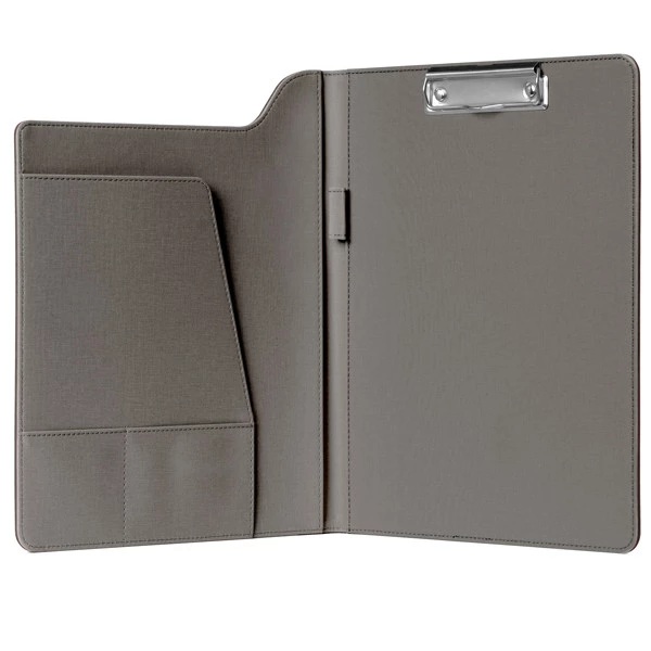 Portablocco Meet - con molla - 31 x 25 x 1,5 cm - grigio - InTempo
