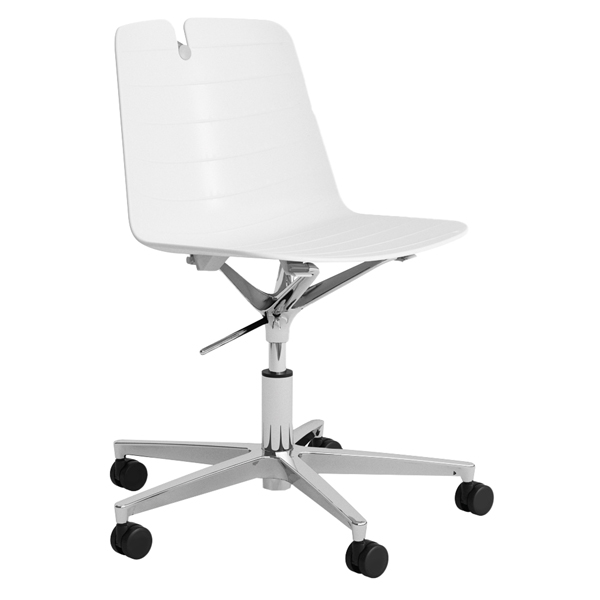 Seduta home/office Mindy MNGP - senza braccioli - bianco - Unisit