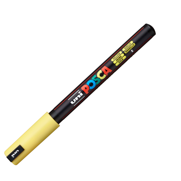 Marcatore Uni Posca PC1M - punta extra fine 0.7 mm - colori assortiti - Uni Mitsubishi - conf. 5 pezzi