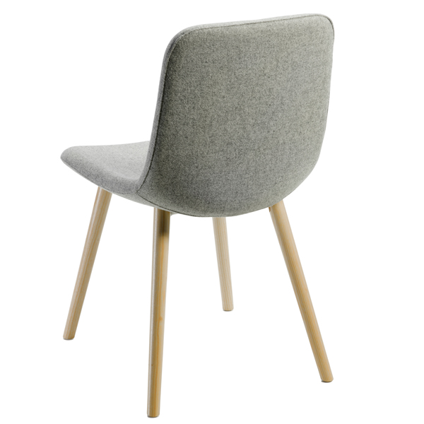 Poltroncina visitatore Tosca TO4L - senza braccioli - grigio chiaro - Unisit