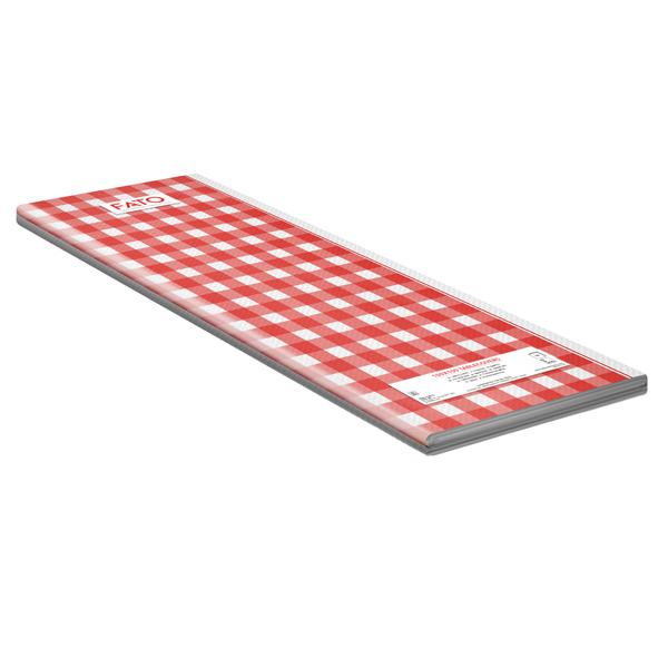 Tovaglia Tissue - linea Snack - 100 x 100 cm - rosso/bianco - Fato - conf. 50 pezzi