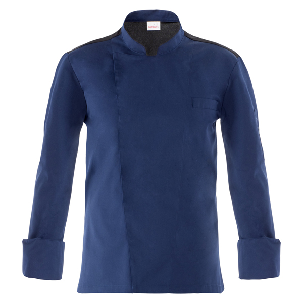 Giacca da cuoco Raul - a manica lunga - taglia M - blu - Giblor's