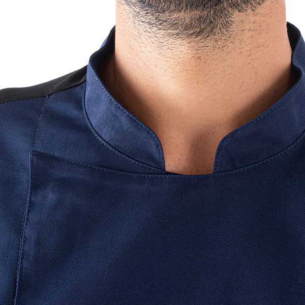 Giacca da cuoco Raul - a manica lunga - taglia M - blu - Giblor's