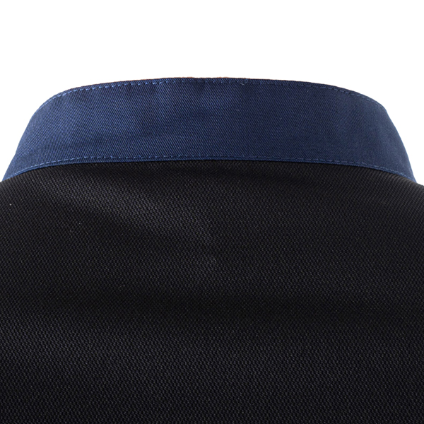 Giacca da cuoco Thiago - a manica corta - taglia S - blu - Giblor's