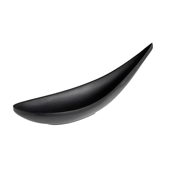 Ciotola a cucchiaio fingerfood - 14,5 x 4,5 x 1,5 cm - melamina - nero - Leone
