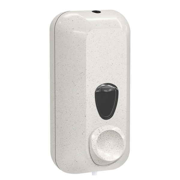 Dispenser sapone Woodplastic - murale - capacit&agrave; 0,55 L - bianco - Mar Plast