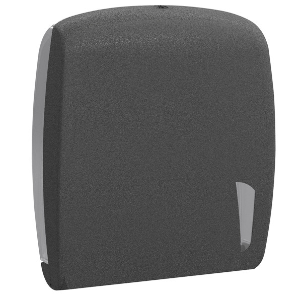 Dispenser asciugamani Skin - piegati a C e Z - 34,5 x 11,2 x 30,6 cm - 450 fogli - pietra - Mar Plast