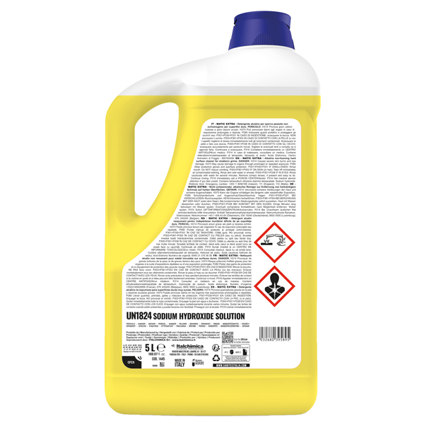 Detergente Matic Extra - per sporco pesante - 5 L - Sanitec