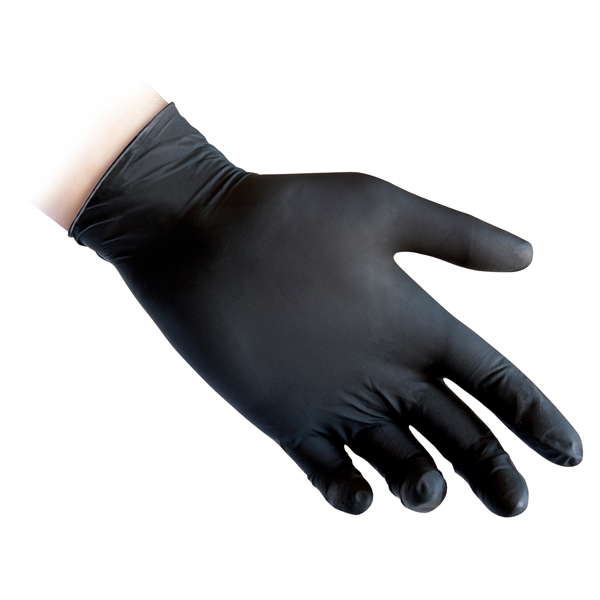 Guanti in nitrile N81 - tg XL - nero - Reflexx - conf. 100 pezzi
