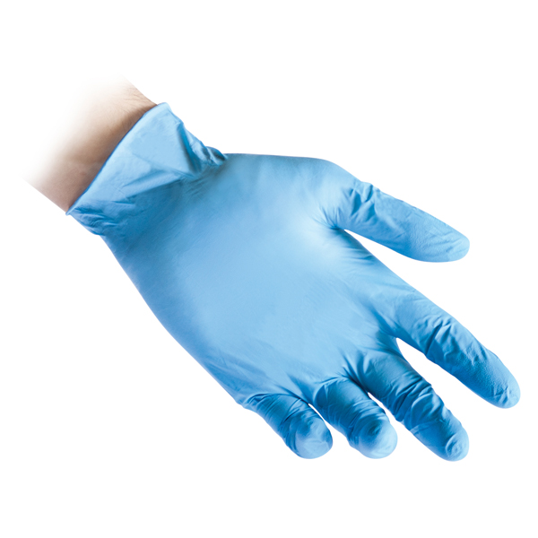 Guanti in nitrile R77100 - tg S - azzurro - Reflexx - conf. 100 pezzi