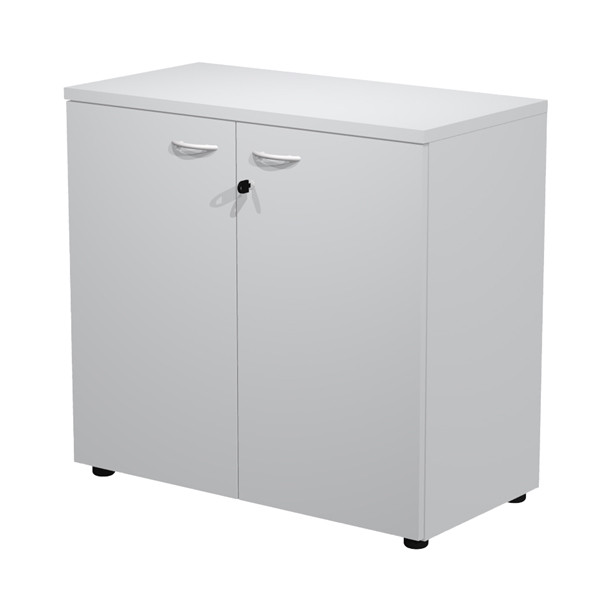 Armadio modulare - ante battenti - 90 x 44 x 85 cm - grigio