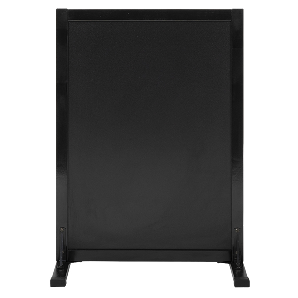 Lavagna da terra Stand Woody - 78 x 56 x 40 cm - nero - Securit