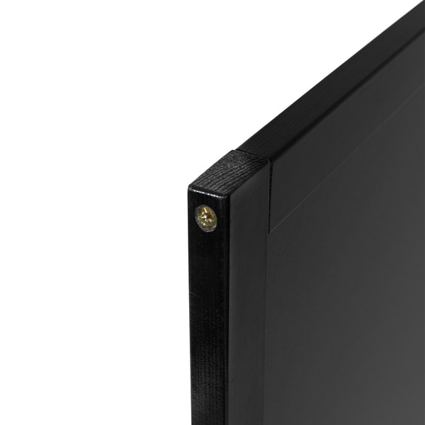 Lavagna da terra Stand Woody - 78 x 56 x 40 cm - nero - Securit