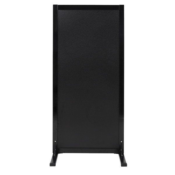 Lavagna da terra Stand Woody - 117 x 56 x 60 cm - nero - Securit