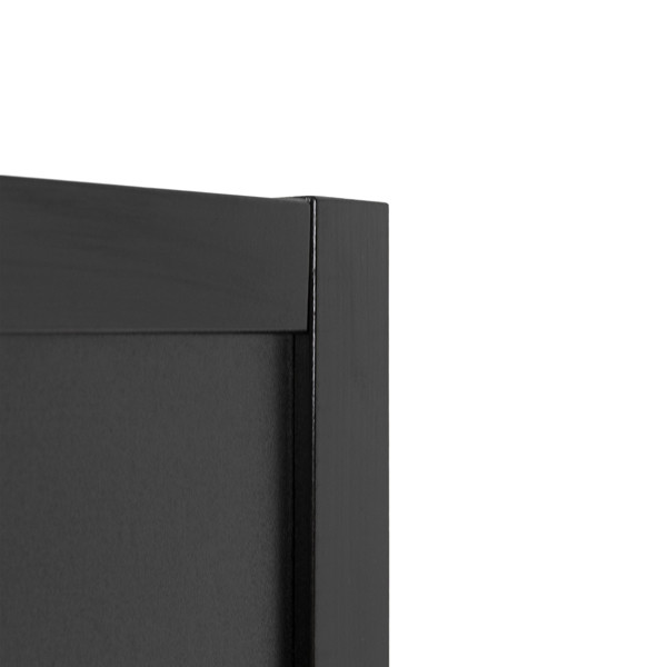 Lavagna da terra Stand Woody - 117 x 56 x 60 cm - nero - Securit
