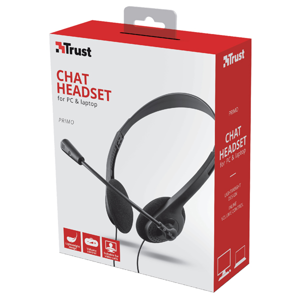 Cuffie per chat Primo - con microfono - Trust