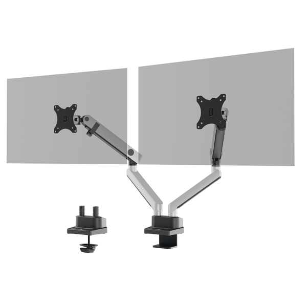 Braccio porta monitor Select Plus 5097-23 - per 2 monitor - Durable