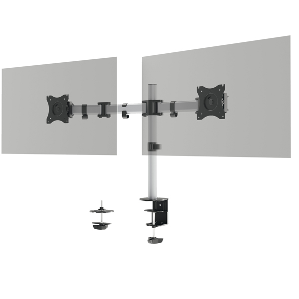 Braccio porta monitor Select 5095-23 - per 2 monitor - Durable