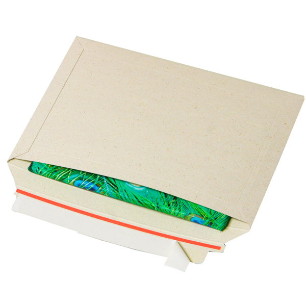 Busta Cart Grass - A5+ - 26 x 20,5 x 2,5 cm - cartoncino teso - grigio - Bong Packaging - conf. 200 pezzi