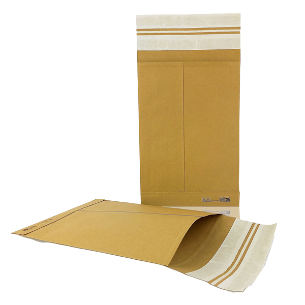 Sacchetto e-commerce E-Double - 21 x 30 cm - avana - Bong Packaging - conf. 250 pezzi