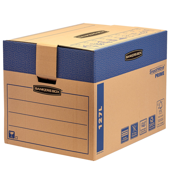 Scatola Smooth Move Prime - per traslochi - 127 L - Bankers Box
