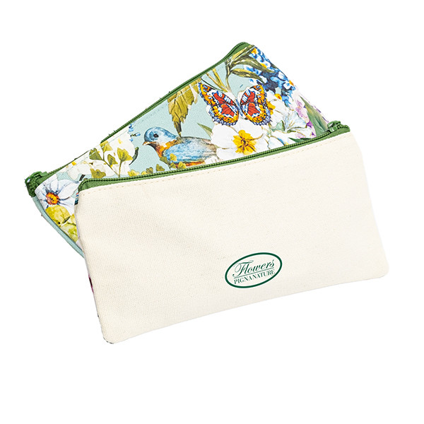 Bustina Nature Flowers - 22 x 10 cm - tessuto - fantasie assortite - Pigna
