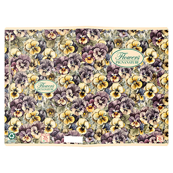 Quaderno Nature Flowers - A5 - 1 rigo - 42 fogli - 80 gr - Pigna