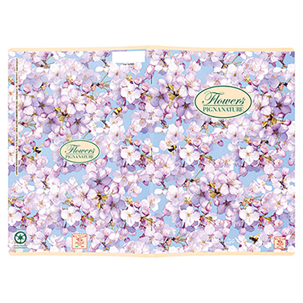 Quaderno Nature Flowers - A5 - 5 mm - 42 fogli - 80 gr - Pigna