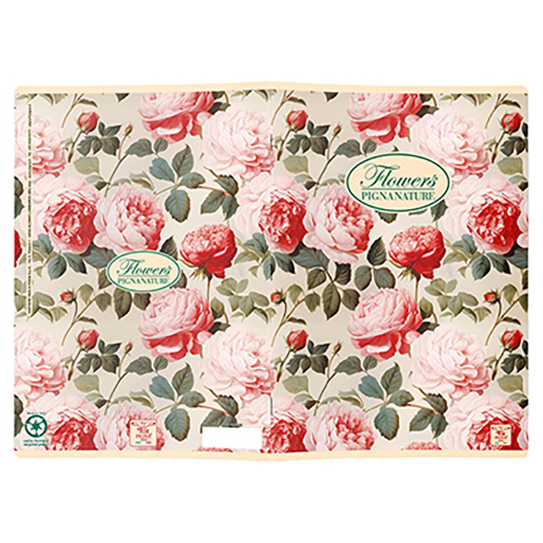 Quaderno Nature Flowers - A5 - 5 mm - 42 fogli - 80 gr - Pigna