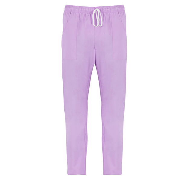 Pantalone Pitagora - unisex - 100 cotone - taglia XL - lilla chiaro - Giblor's