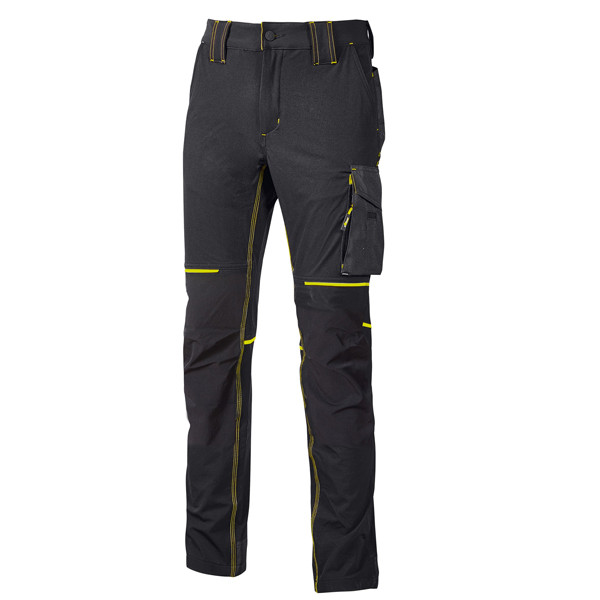 Pantalone da donna World - taglia L - grigio/giallo - U-Power