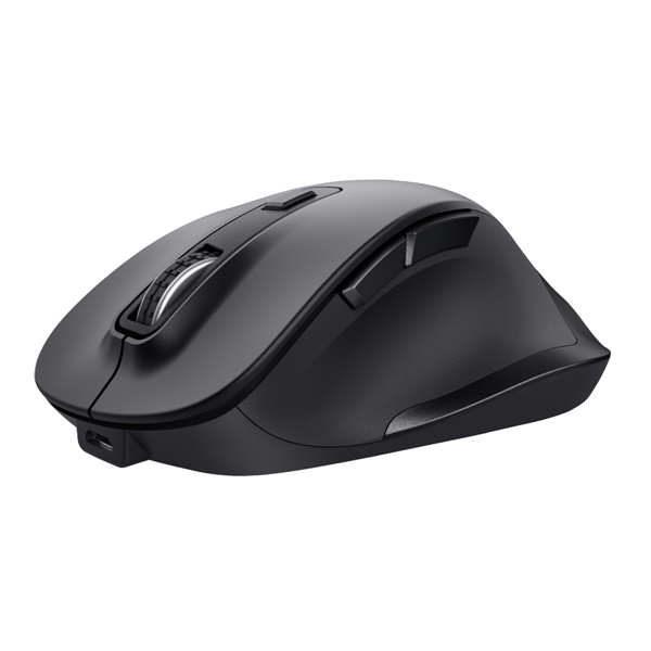 Mouse wireless Fyda - ricaricabile - nero - Trust