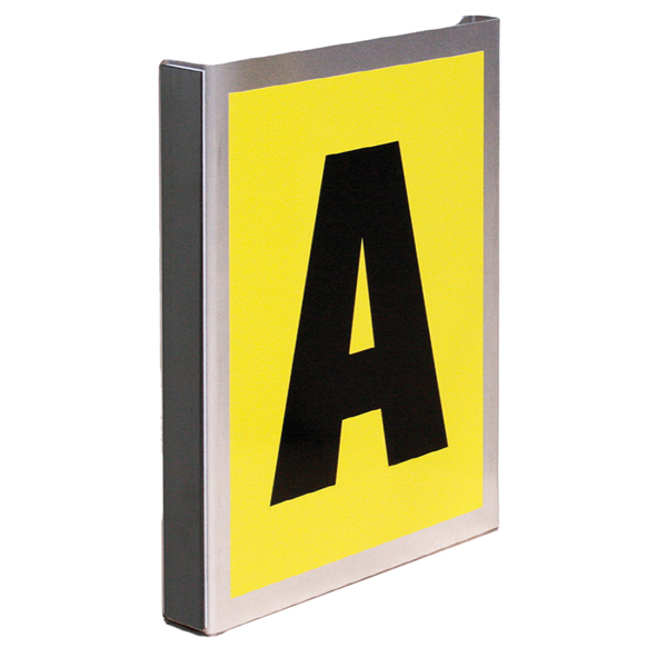 Lettere adesive da A a Z - 38 x 21 mm - 12 et/fg - 26 fogli 