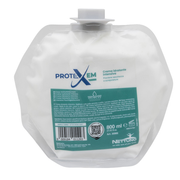 Crema mani Protexem Rinnova - idratante ed emolliente - sacca ricarica da 800 ml - Nettuno