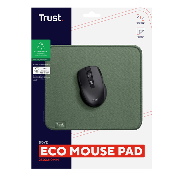 Tappetino Boye - per mouse - verde - Trust