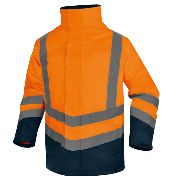 Parka 5 in 1 Optimum 3 alta visibilit&agrave; - taglia XXL - arancio fluo - Deltaplus