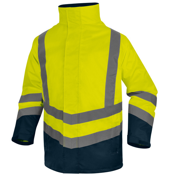 Parka 5 in 1 Optimum 3 alta visibilit&agrave; - taglia XXL - giallo fluo - Deltaplus