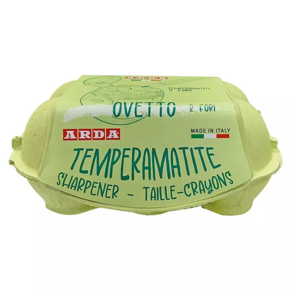 Temperamatite Ovetto - 2 fori - colori assortiti - Arda