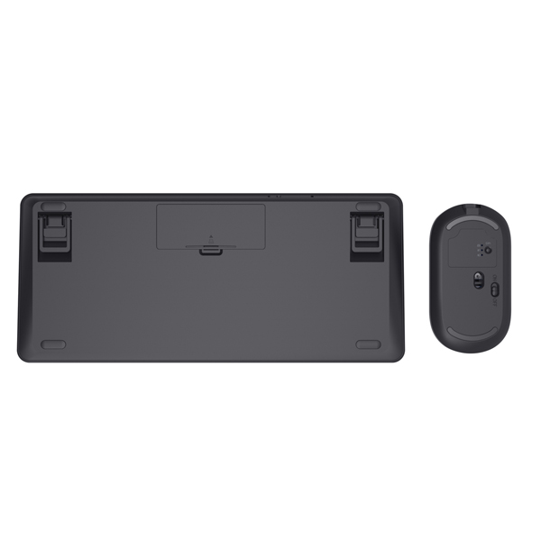 Tastiera e mouse wireless con ricevitore Lyra-Trust