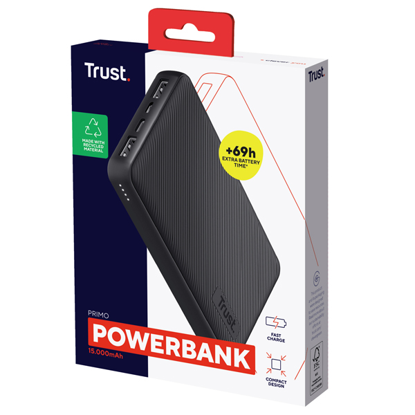 Compatto powerbank da 15.000 mAh Primo_Trust