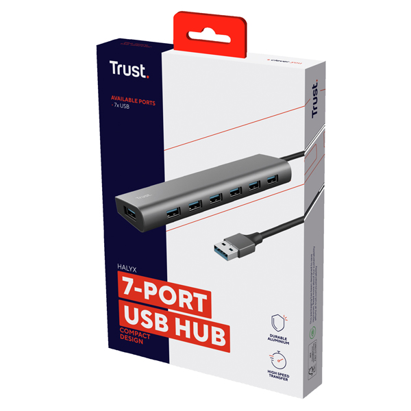 Hub a 7 porte USB 3.2 Gen 1 Halyx_Trust