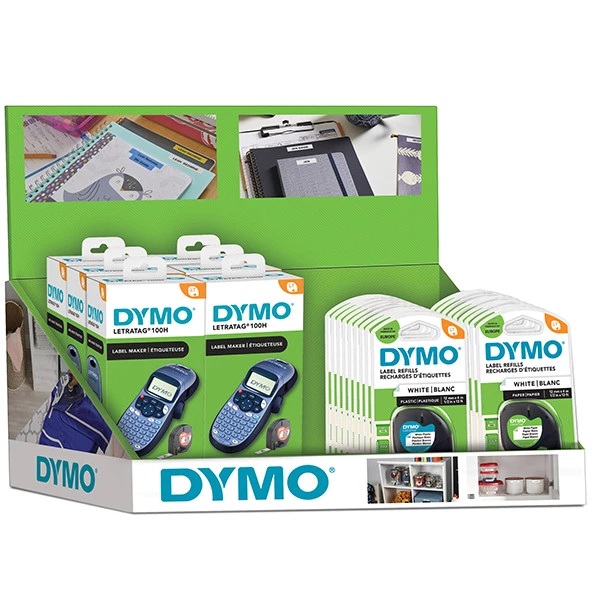 Etichettatrice Letratag LT-100H (6 pezzi + 20 nastri ) - Dymo - expo 26 pezzi