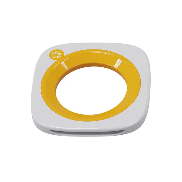 Cestino gettacarte Wastee - per raccolta differenziata - 60 L - Giallo - Kobra