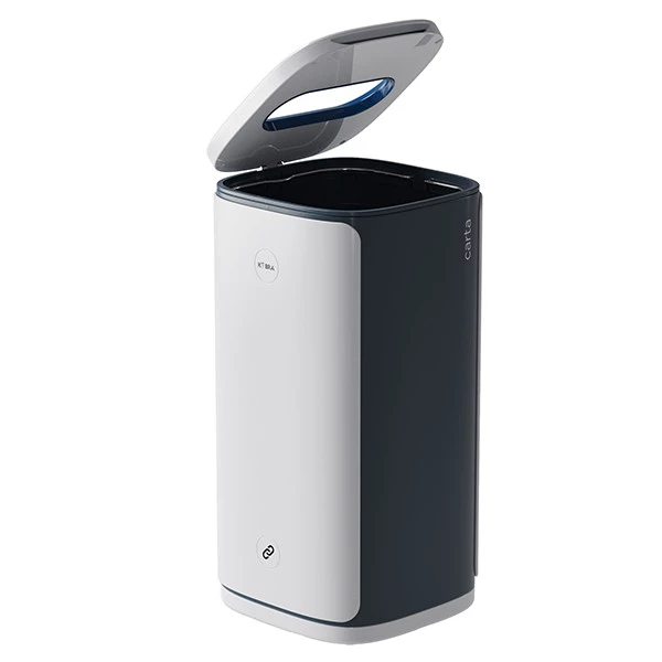 Cestino gettacarte Wastee - per raccolta differenziata - 60 L - Blu - Kobra