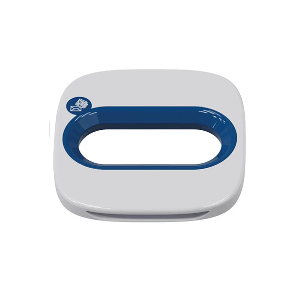 Cestino gettacarte Wastee - per raccolta differenziata - 60 L - Blu - Kobra