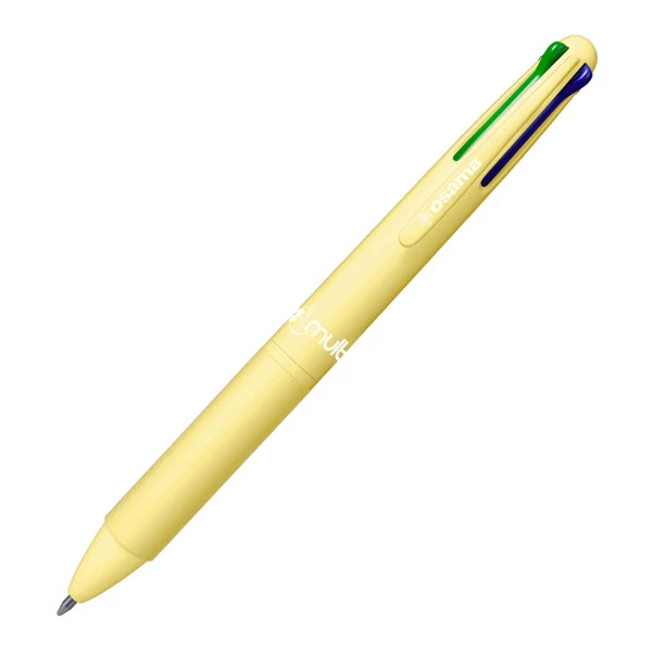 Penna a sfera scatto 4 Color - colori pastello assortiti - Osama - expo 48 pezzi