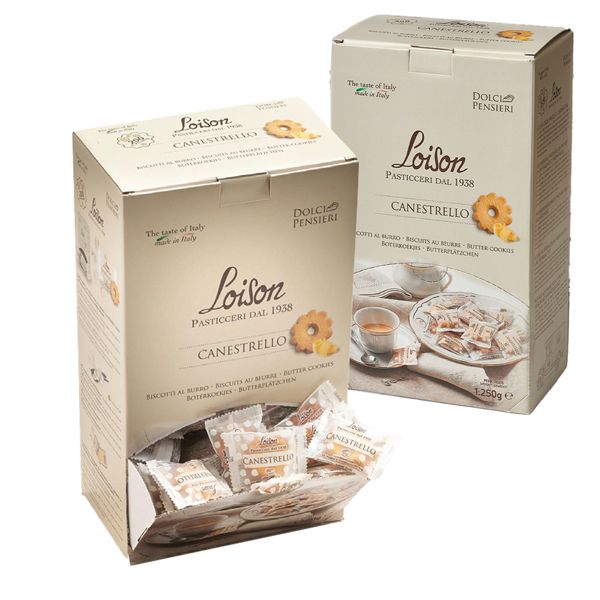 Dispenser biscotti Canestrello - 1250 gr - Loison - conf. 200 biscotti