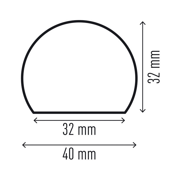 Profilo paracolpi S32R - per superfici - giallo/nero - Durable