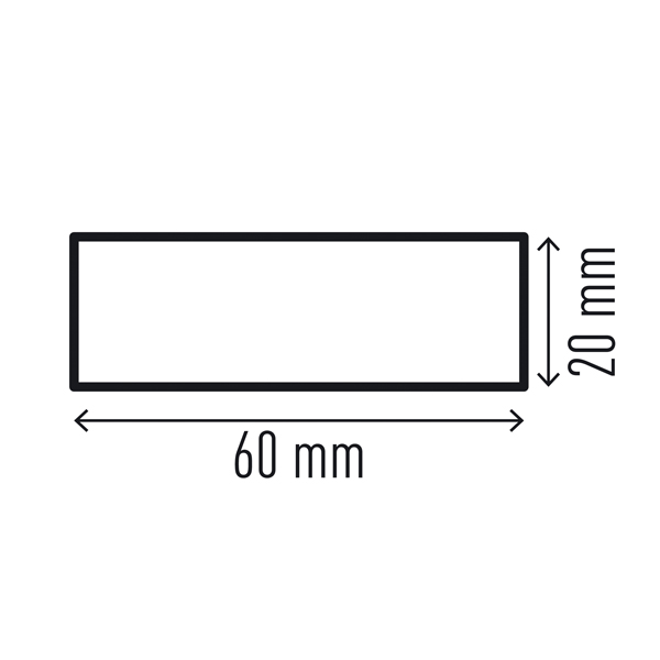 Profilo paracolpi S20 - per superfici - giallo/nero - Durable